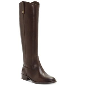 Fawne Wide-Calf Leather Knee High Boots, Created for Macy's